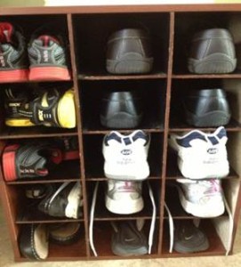 Organize Shoes in Entrance Area
