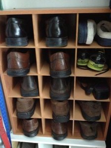 Organize the Shoes in Your Entryway