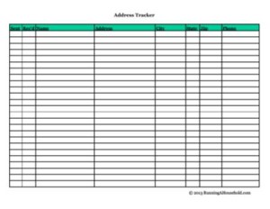 Address Tracker