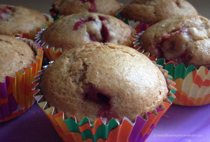 Strawberry Muffins Without Frosting