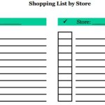 Christmas Shopping list by store