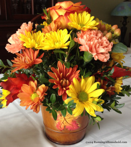 Thanksgiving small floral centerpiece 2