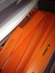 Matchbox orange track