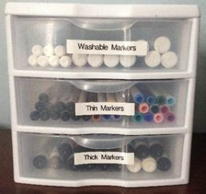 Desk Child - Label Drawers for Markers