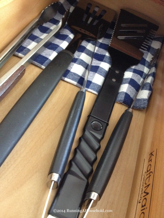 Grilling Tools in Kitchen Drawer