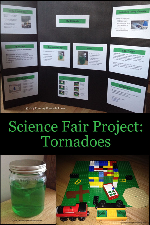 Science Fair Project: Tornadoes - Running A Household