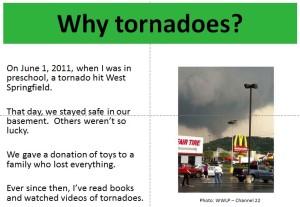 Tornado Science Fair Slides